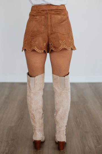 Alano Suede Shorts