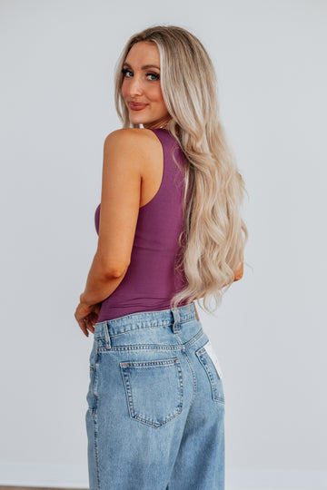 Ariel Basic Tank - Plum