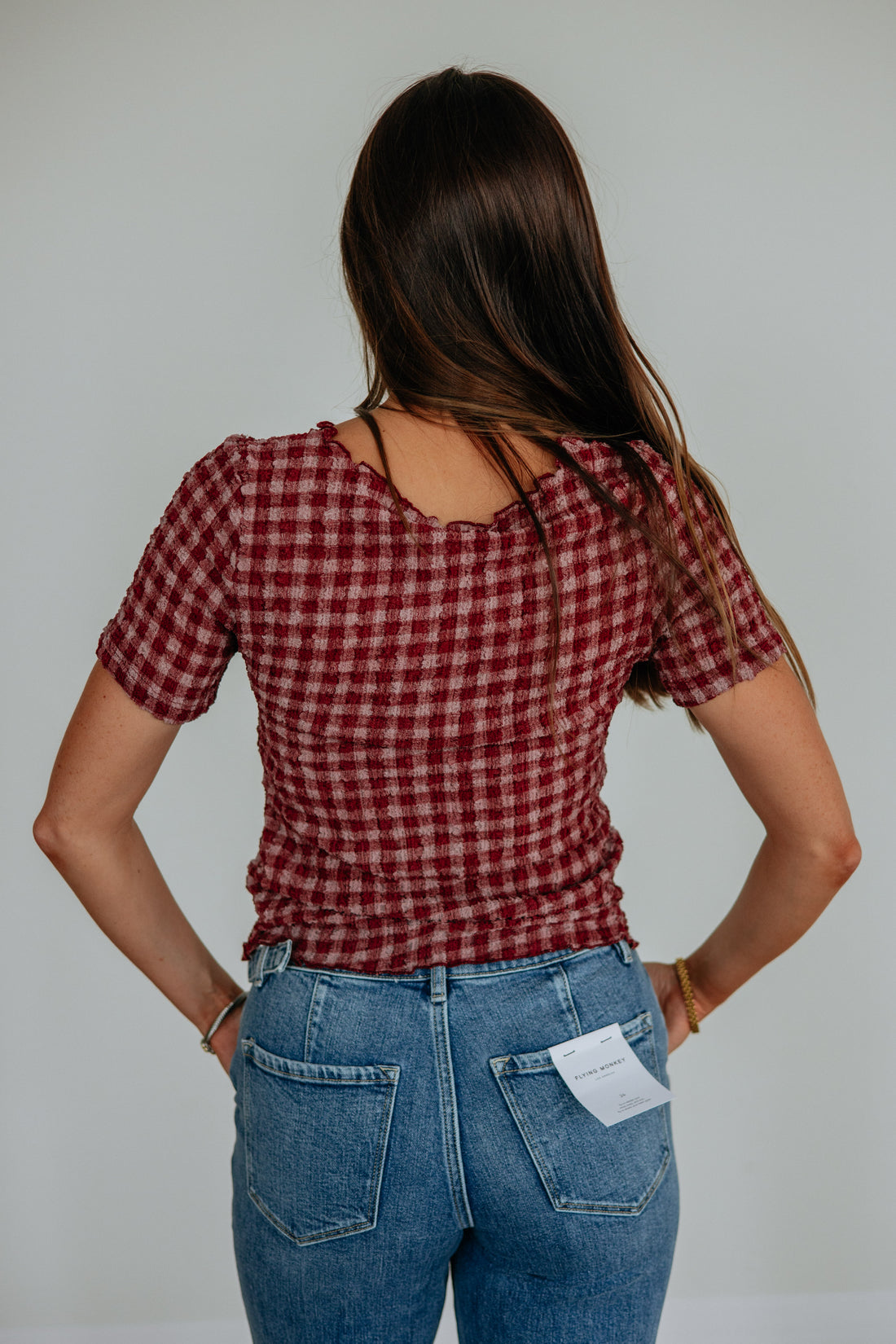 Marlei Gingham Top