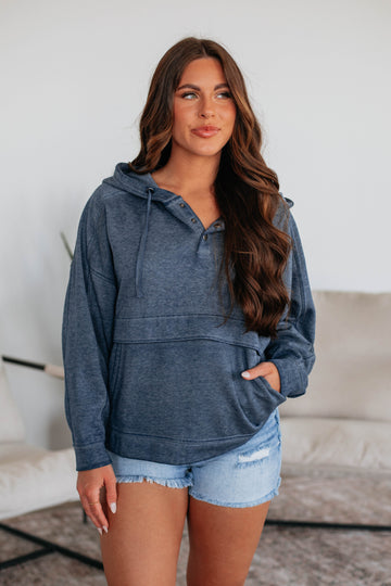 Tiara Pullover - Slate Blue