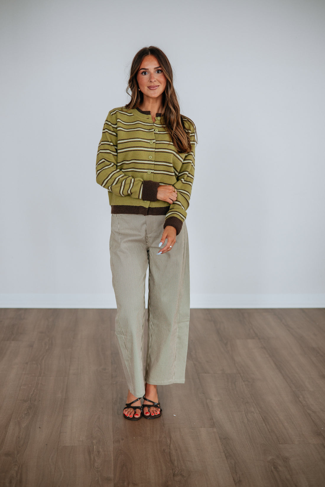 Marleigh Striped Cardigan