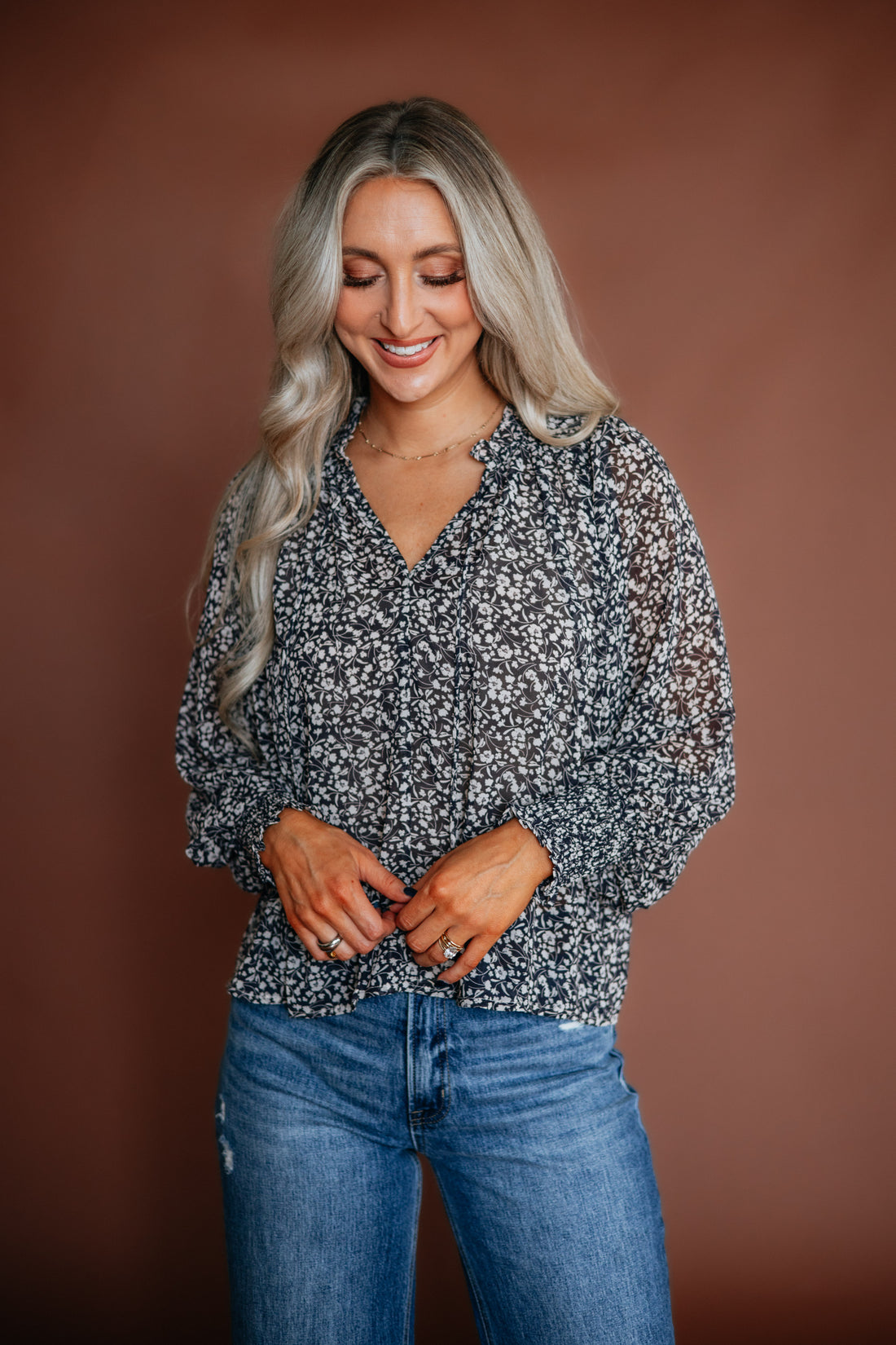 Aminah Floral Top