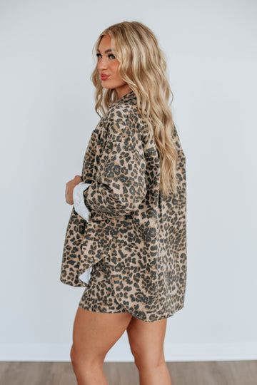 Rozana Leopard Two-Piece Set