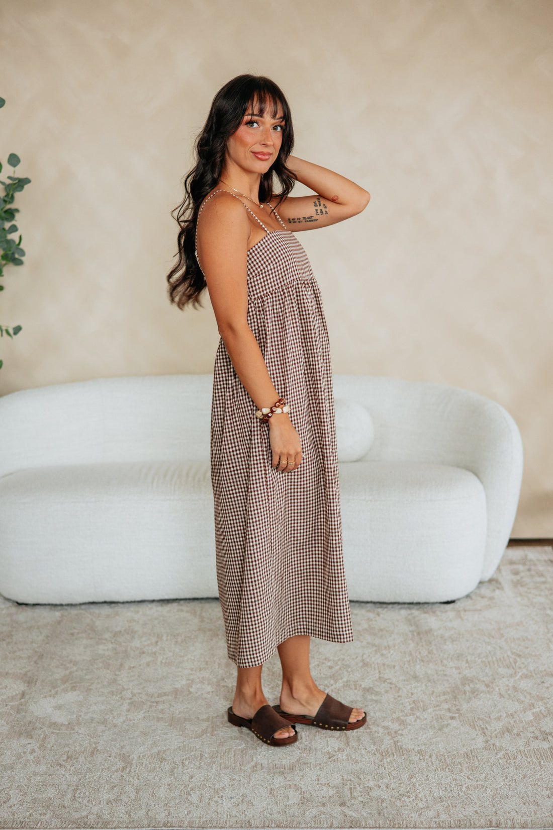 Audi Gingham Dress
