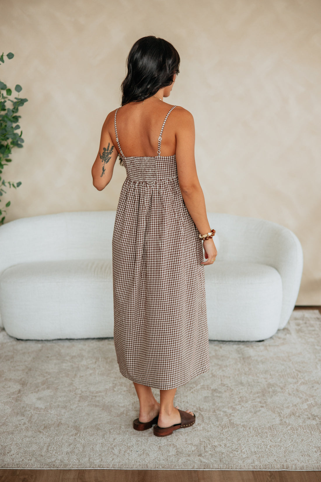 Audi Gingham Dress