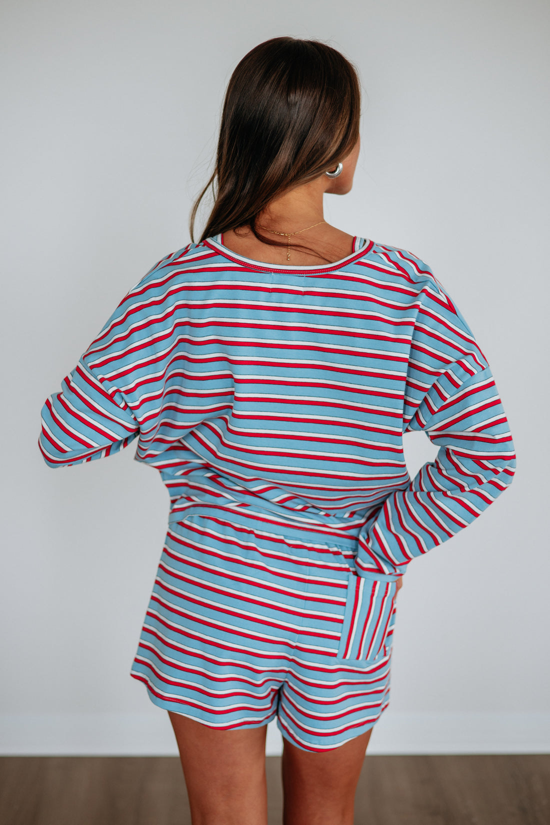Brady Striped Cardigan Top