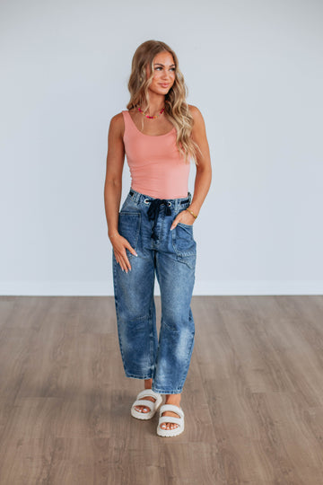Vance Denim Pants - Medium Wash