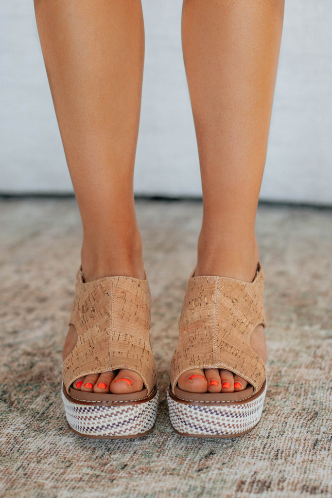Sweet Direction Wedges - Cork