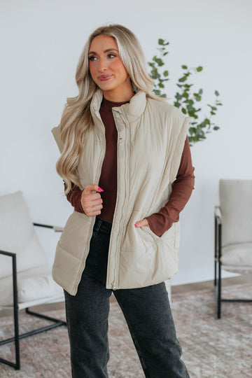 Williamson Puffer Vest - Natural