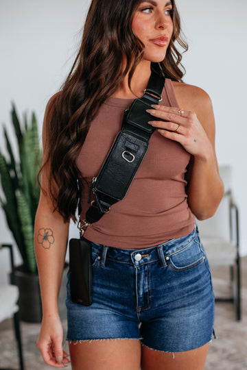 Aida Zip & Clip Strap - Black