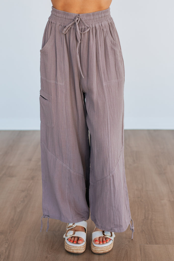 Unexpected Feelings Pants - Latte