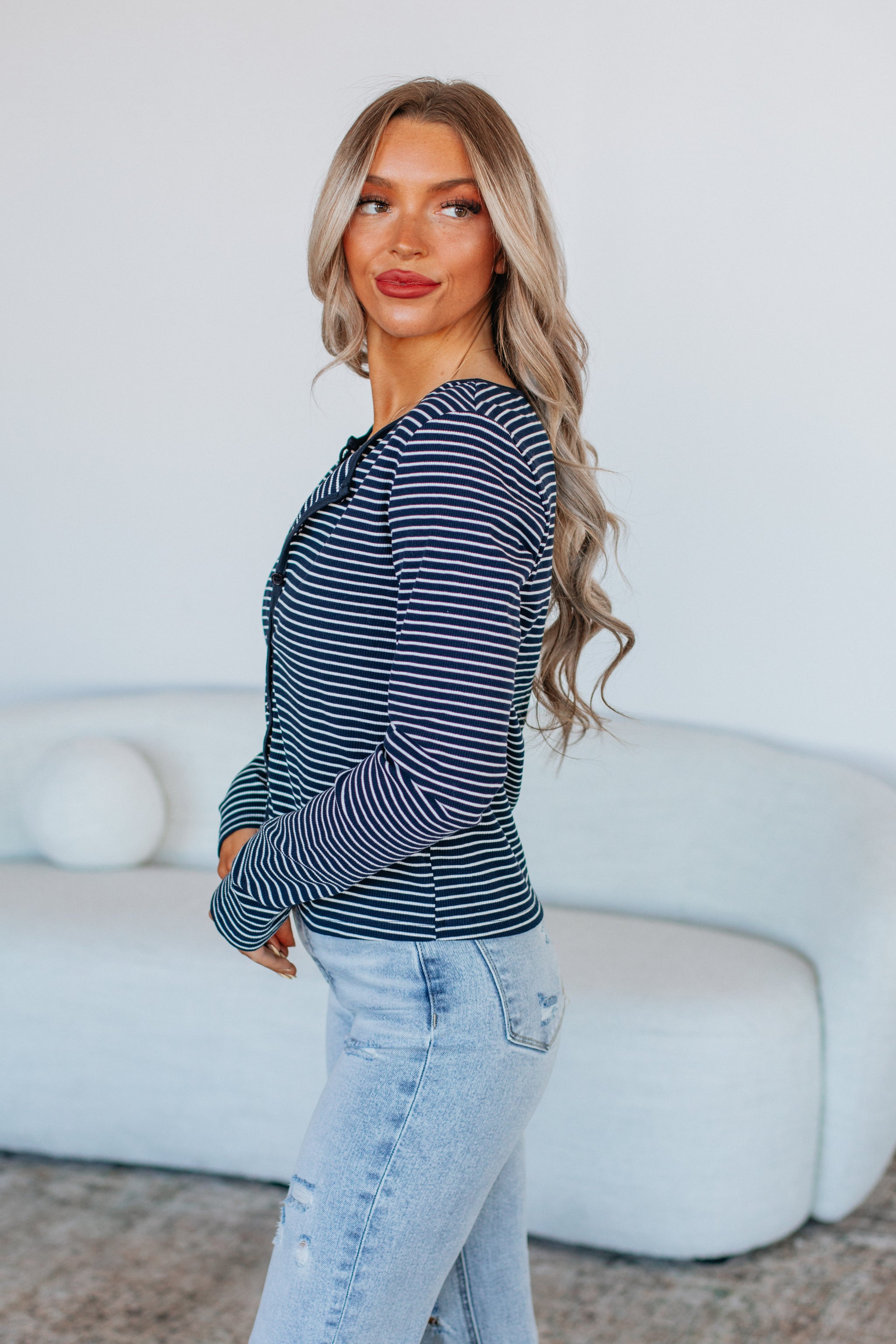 Casey Two-Piece Set - Navy Mix