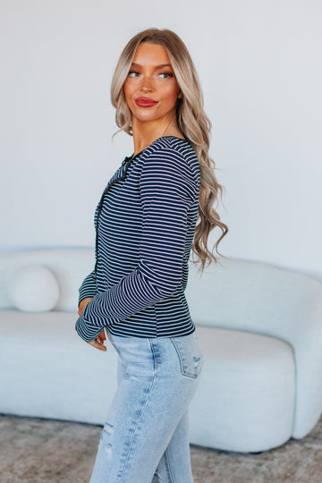 Casey Two-Piece Set - Navy Mix