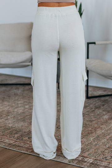 Merritt Lounge Cargo Pants - Natural