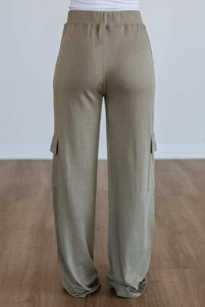 Merritt Lounge Cargo Pants - Moss