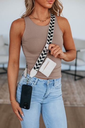 Akia Clip & Go Lanyard - Cream Mix