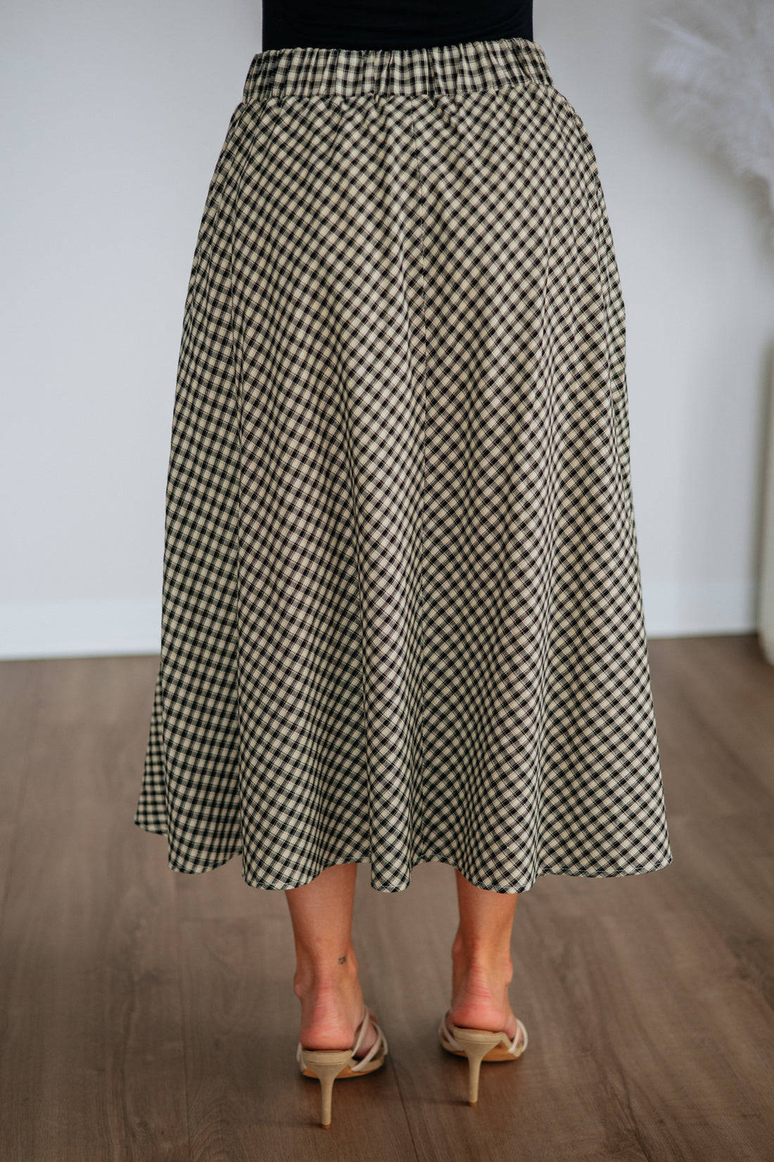 Kaylene Gingham Skirt