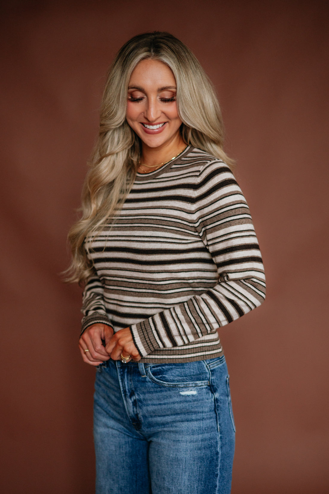 Chesney Striped Sweater