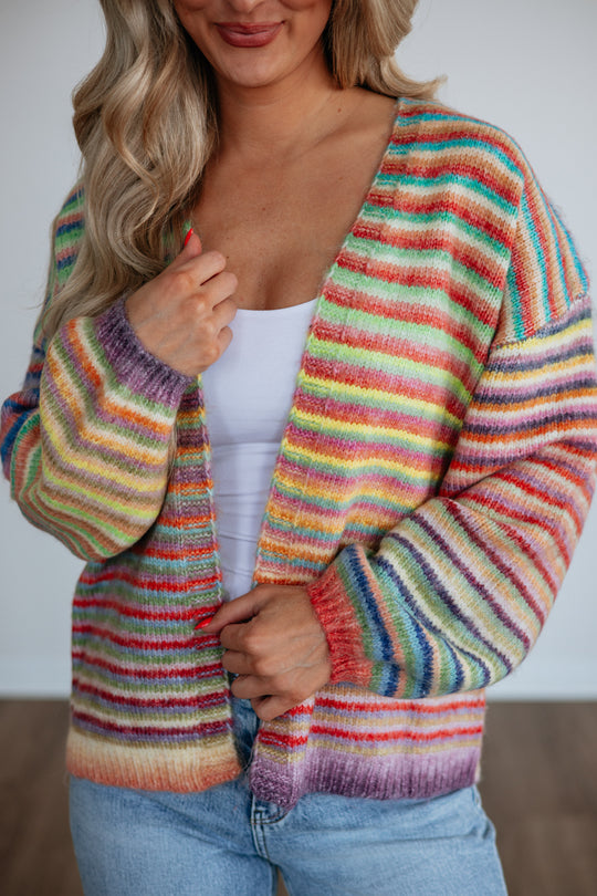 Kerrie Striped Cardigan
