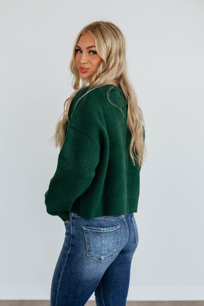 Kassi Cardigan - Forest Green