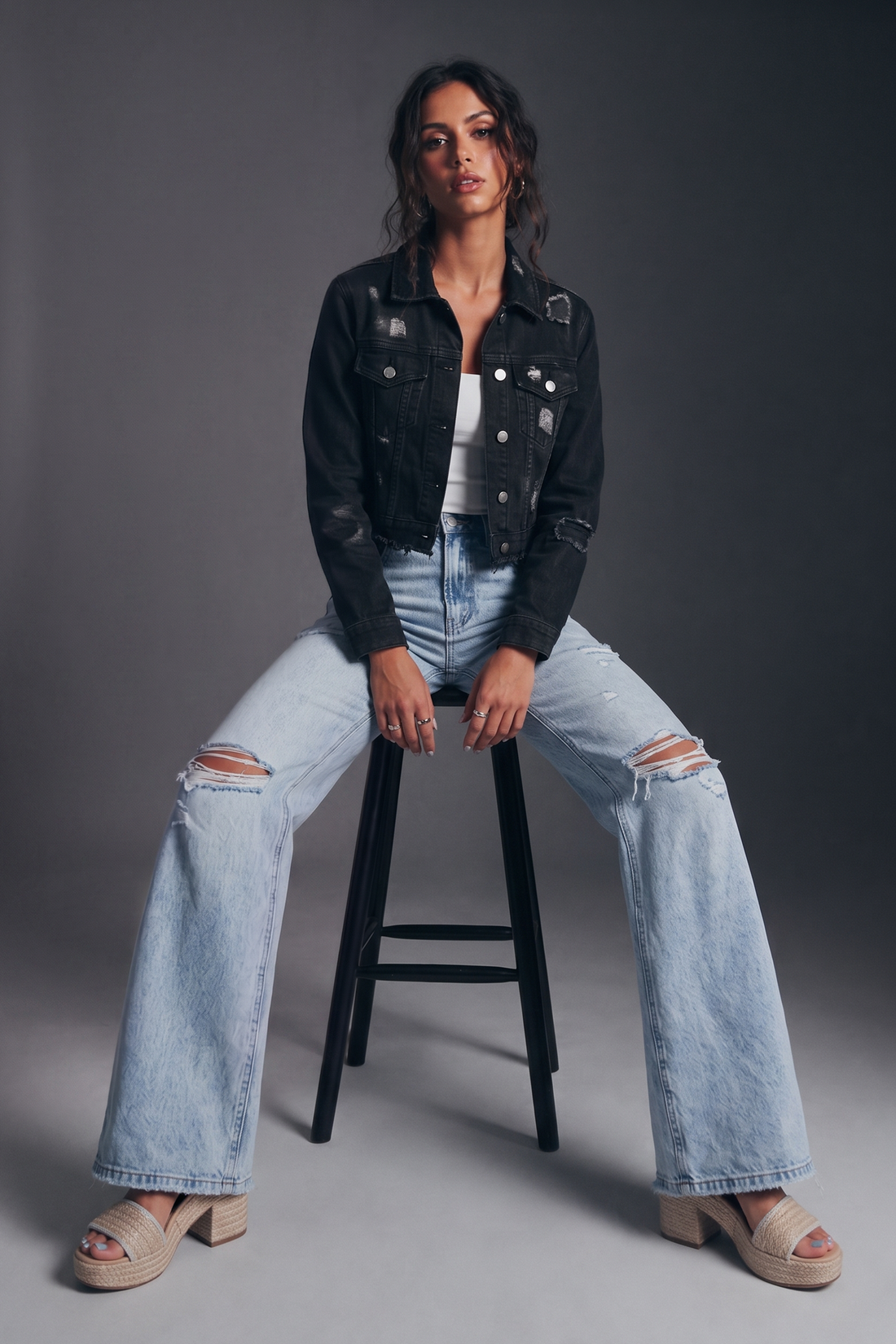 Thea Flying Monkey Jeans - Vintage Light Wash