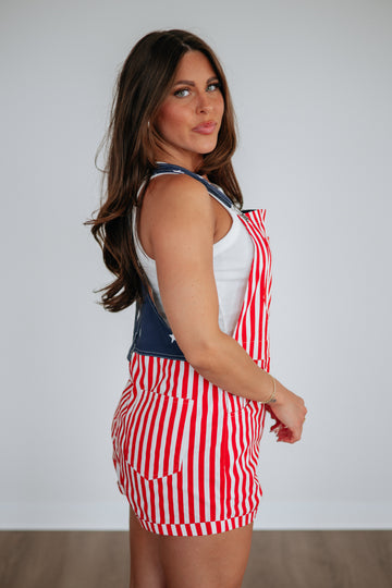 Freedom & Grace Short Overalls