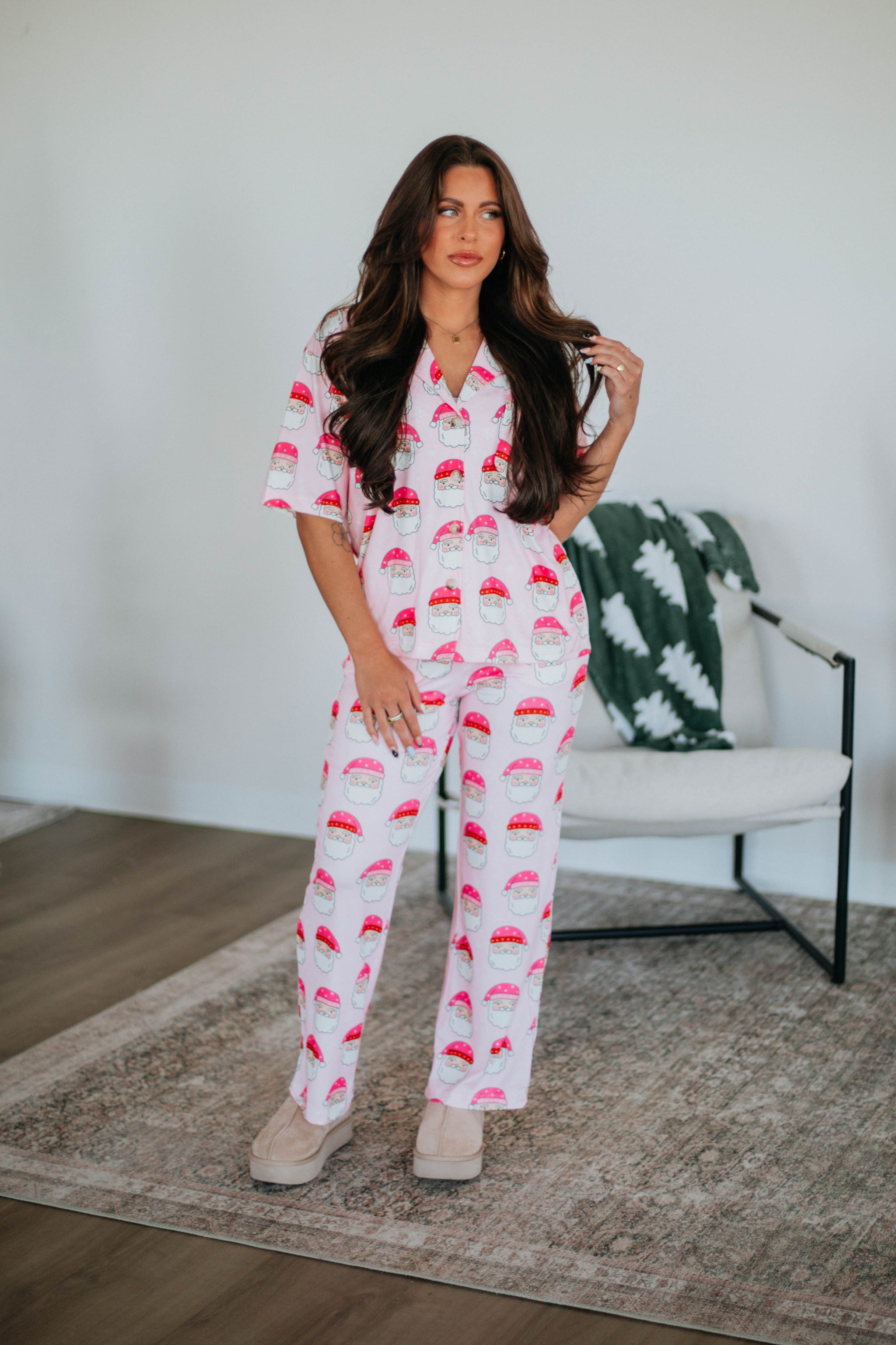 Checking It Twice Pajama Set