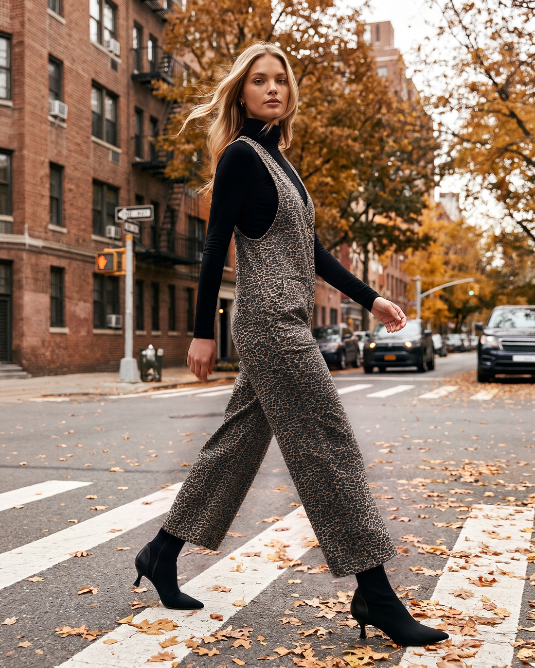 Caterina Leopard Jumpsuit