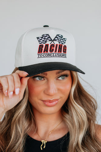 Racing To Conclusions Trucker Hat