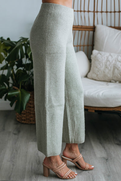 Ace Sweater Pants - Artichoke