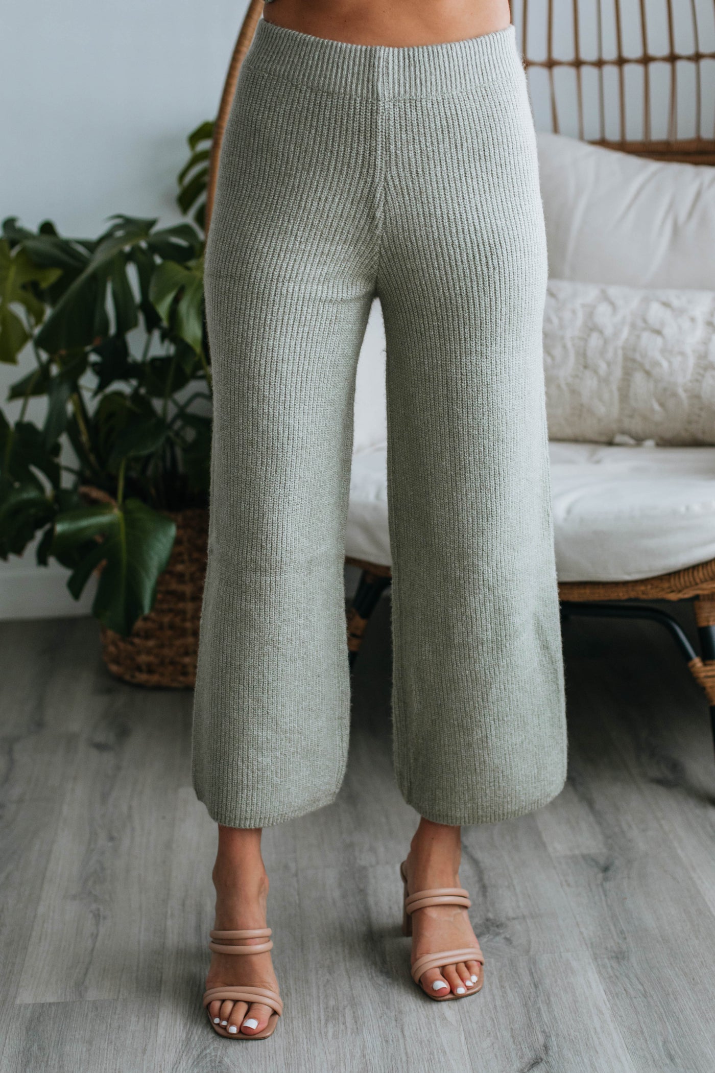 Ace Sweater Pants - Artichoke