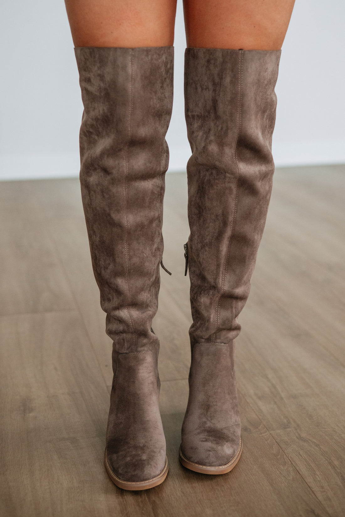 Addressing The Rumors Boots - Dark Taupe
