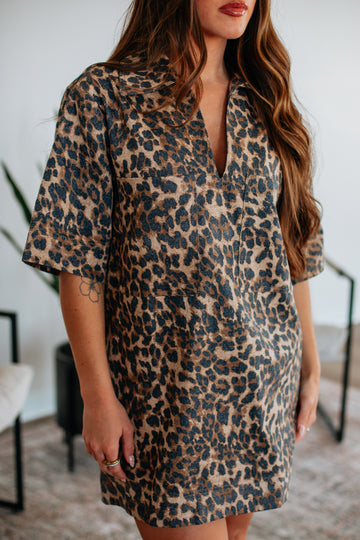Adeena Leopard Dress