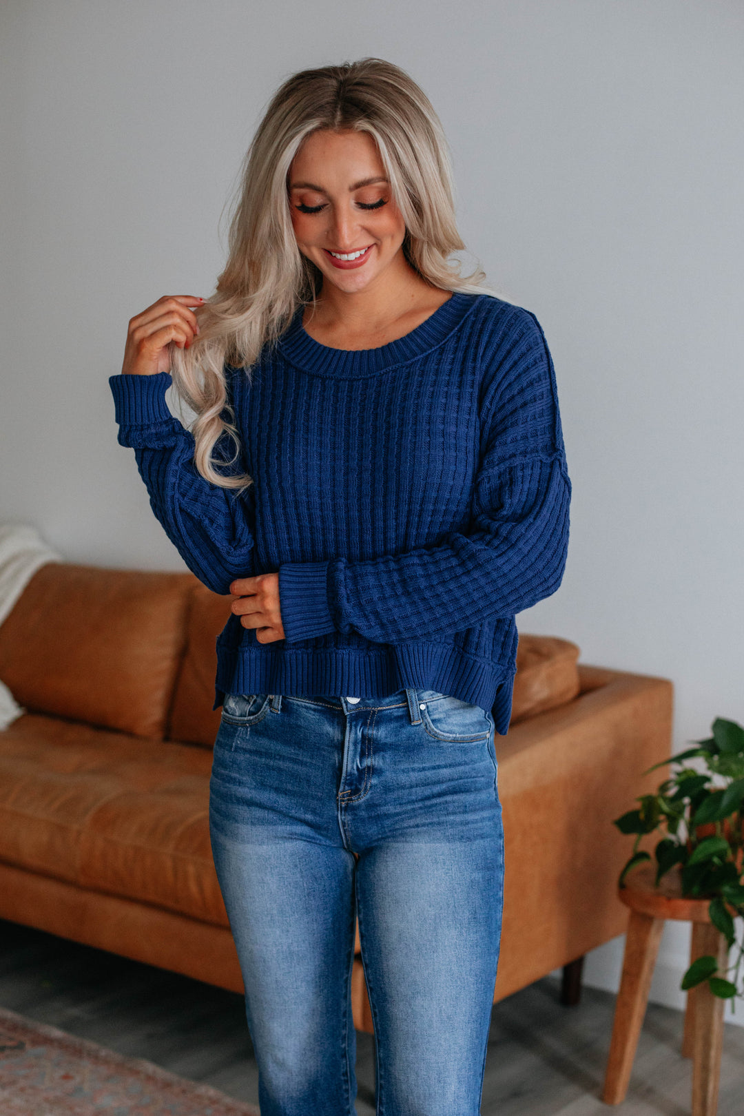 Adelaide Sweater - Navy