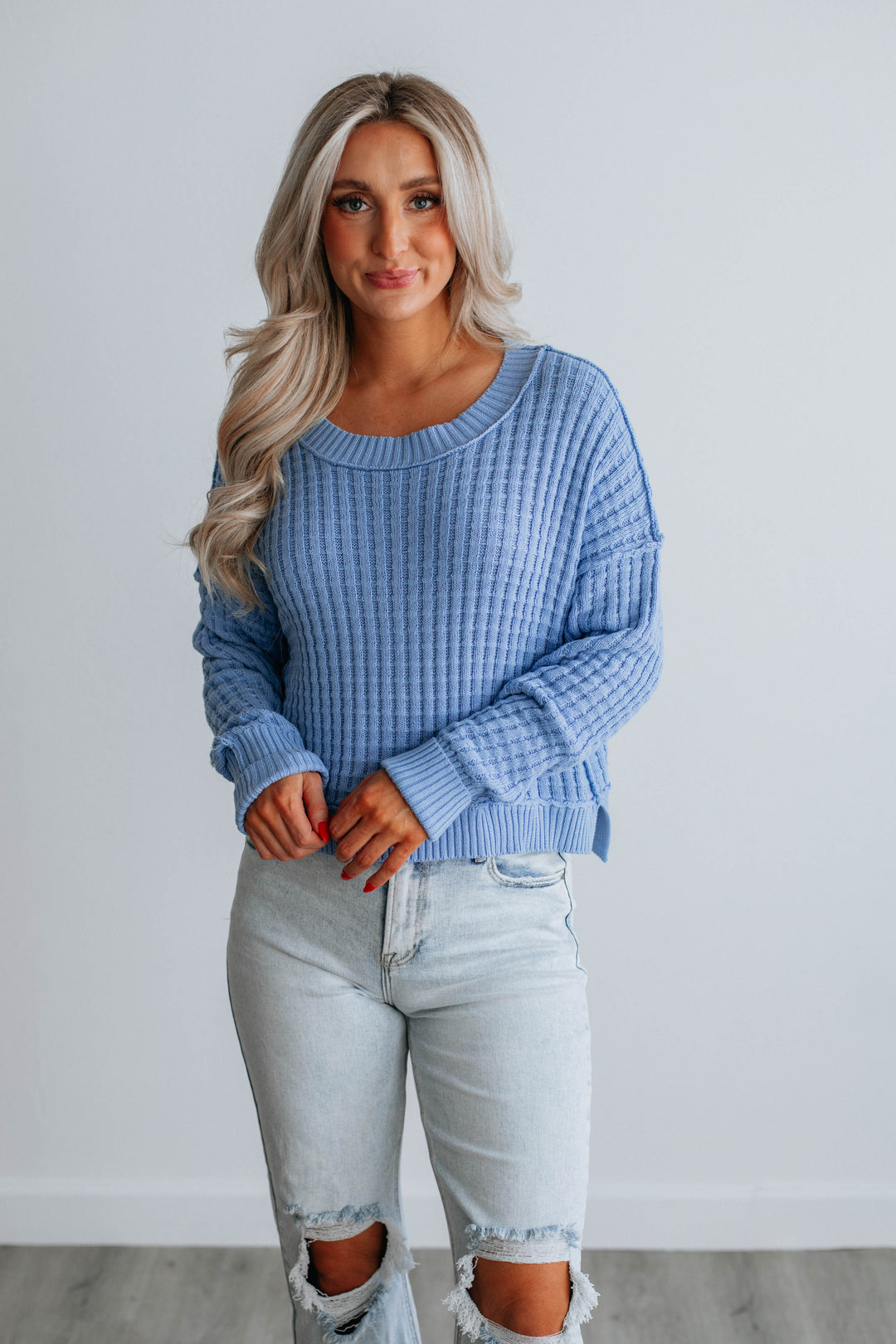 Adelaide Sweater - Periwinkle