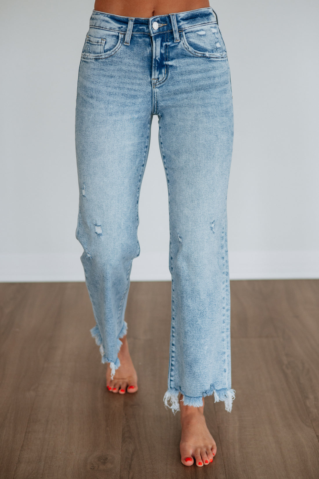 Aileeah Vervet Jeans - Vintage Light Wash