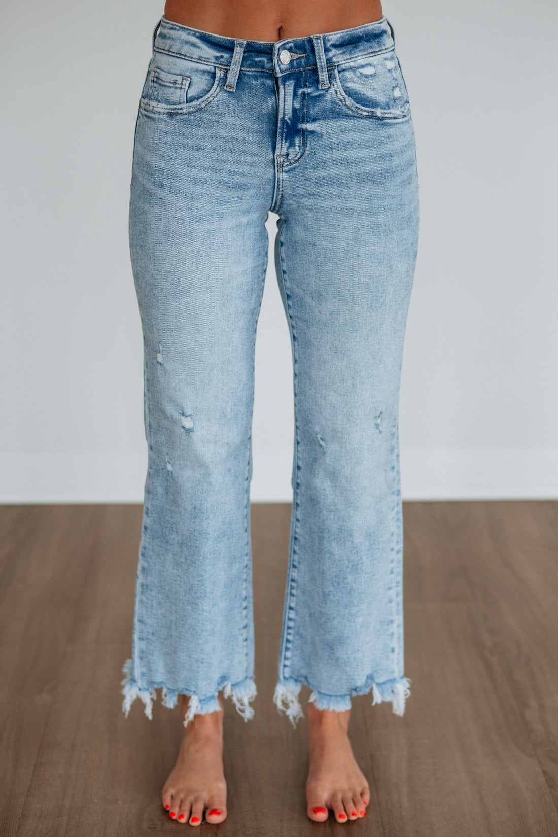 Aileeah Vervet Jeans - Vintage Light Wash