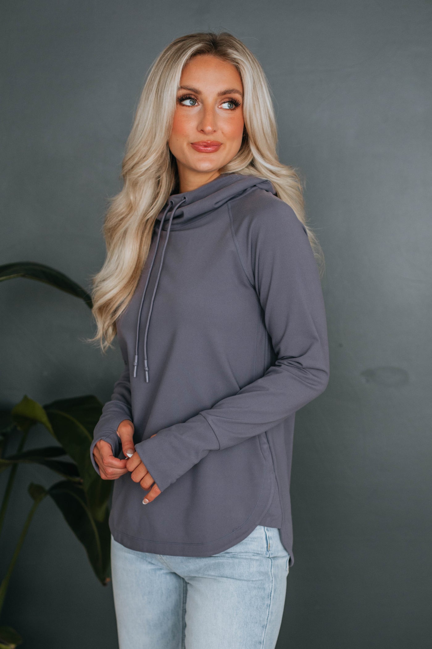 Alice Active Hoodie - Smoke
