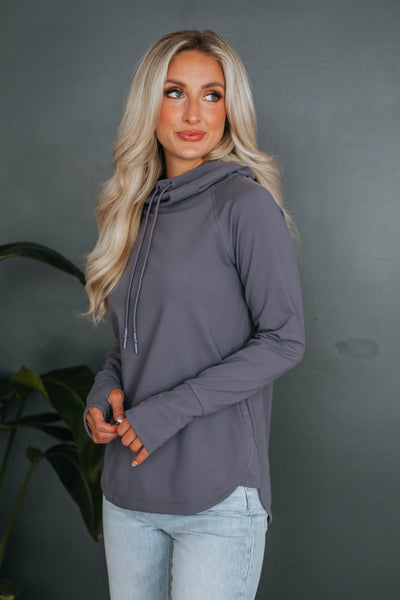 Alice Active Hoodie - Smoke