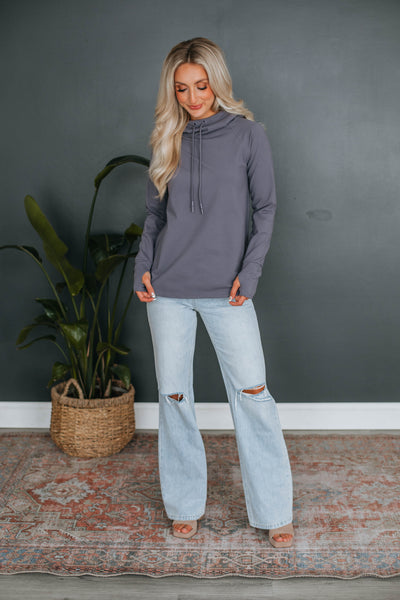 Alice Active Hoodie - Smoke