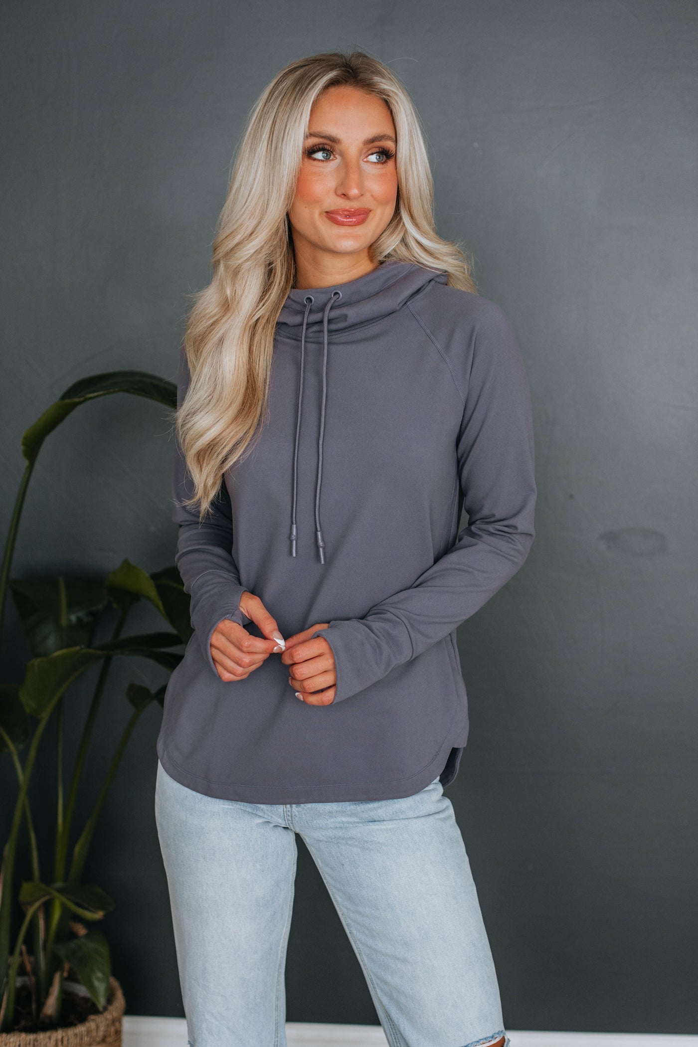 Alice Active Hoodie - Smoke