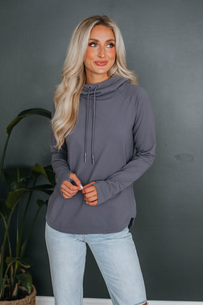 Alice Active Hoodie - Smoke
