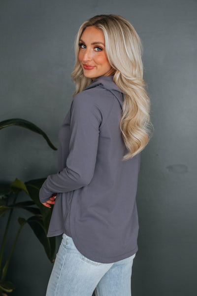 Alice Active Hoodie - Smoke