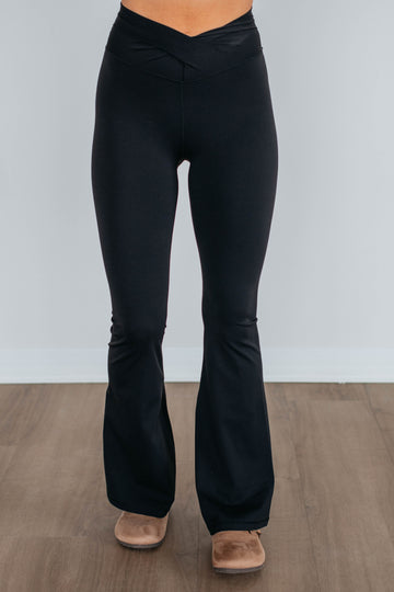 Alita Flare Leggings - Black