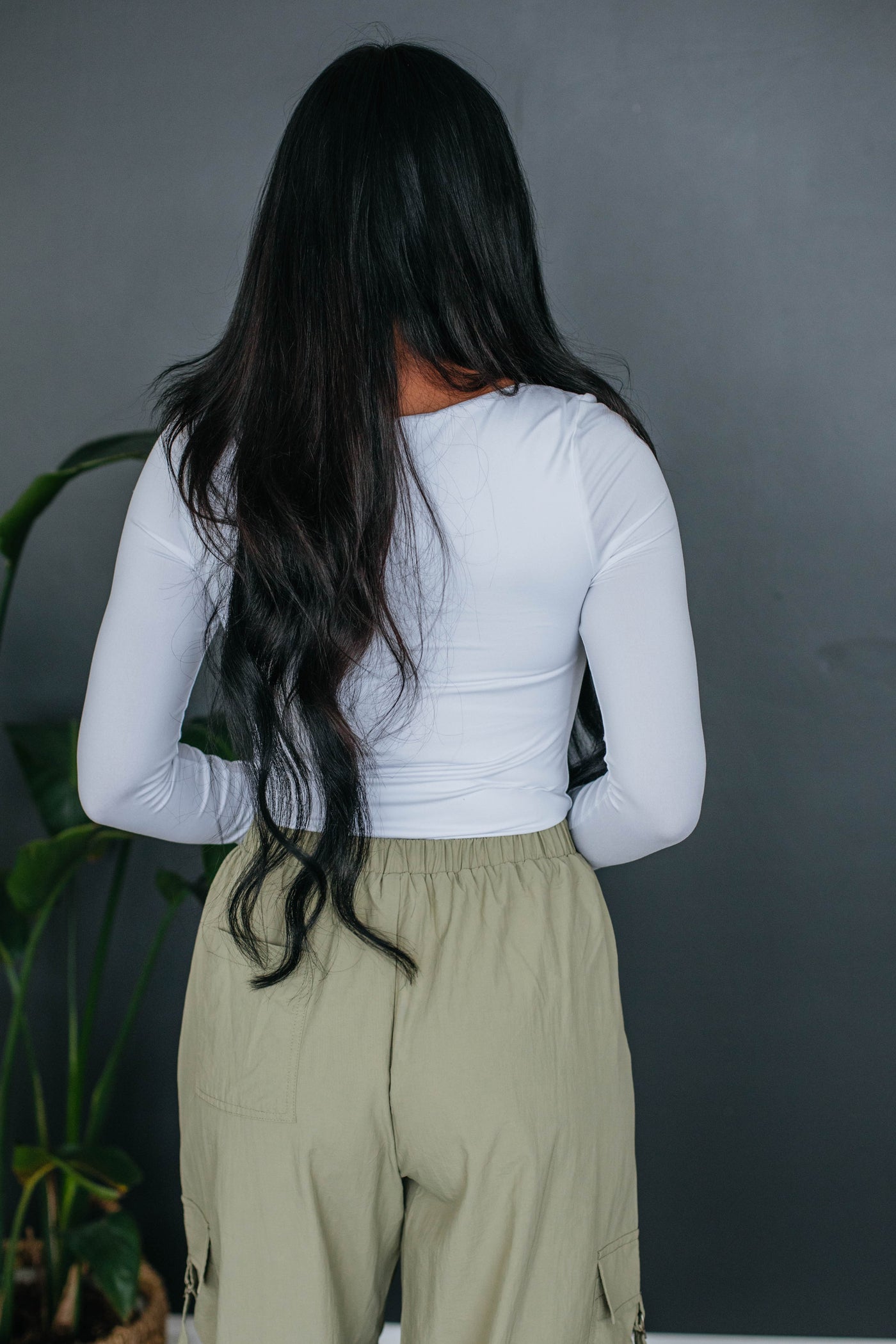 Alita Long Sleeve Bodysuit - Ivory