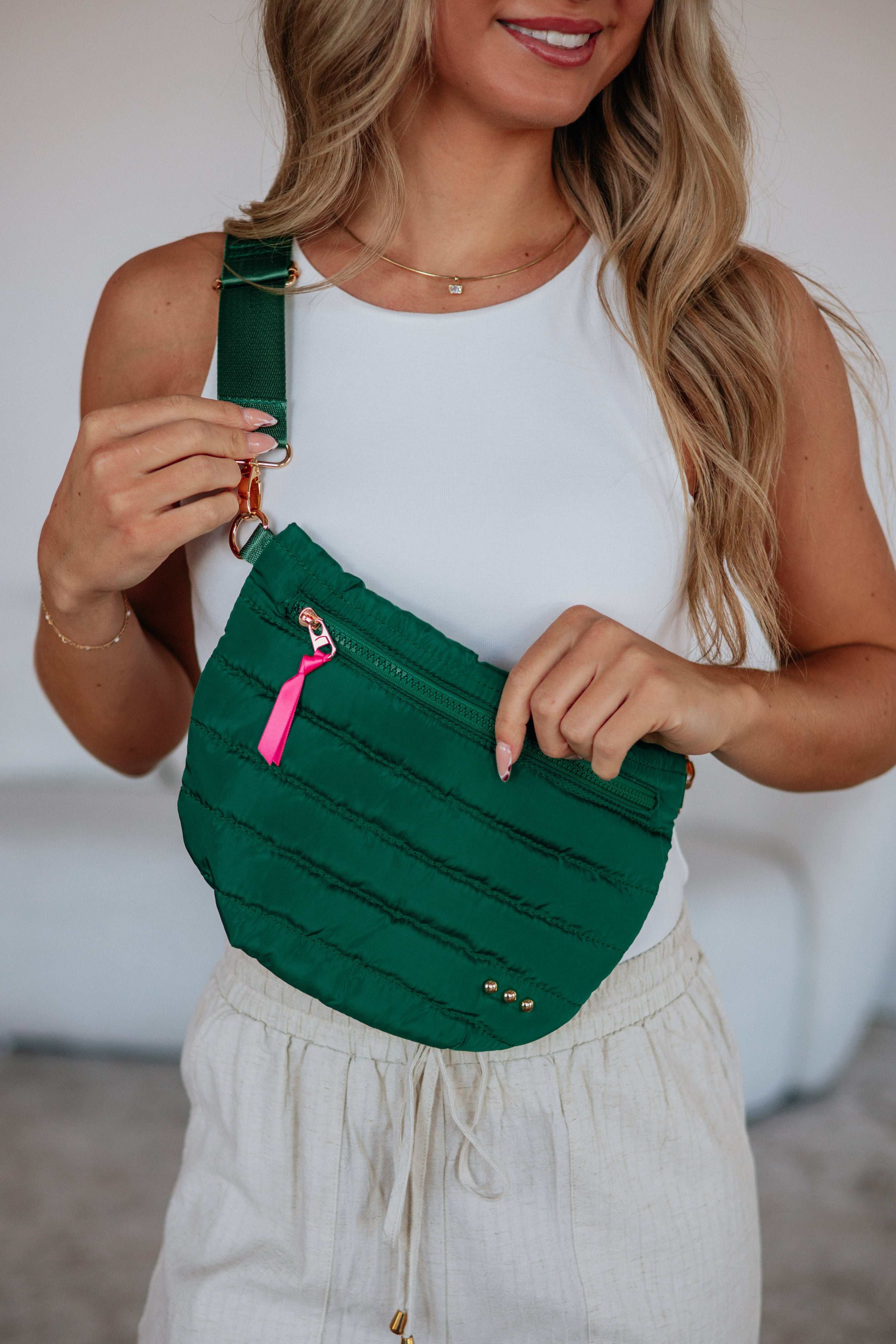 All I Need Belt Bag - Emerald
