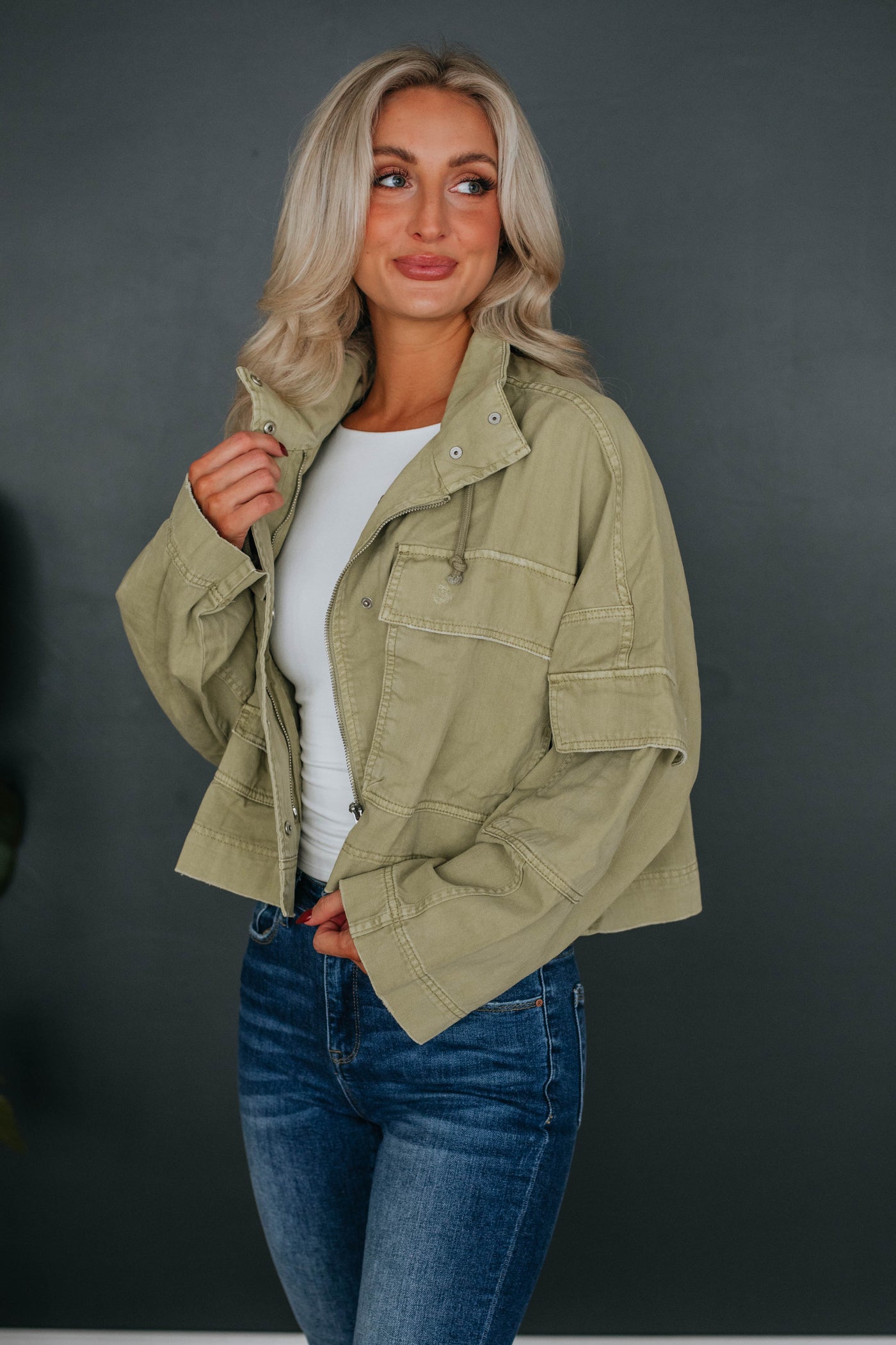 Ally Cropped Jacket