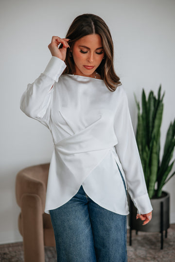 Alysha Satin Blouse