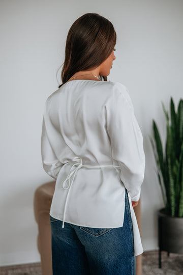 Alysha Satin Blouse
