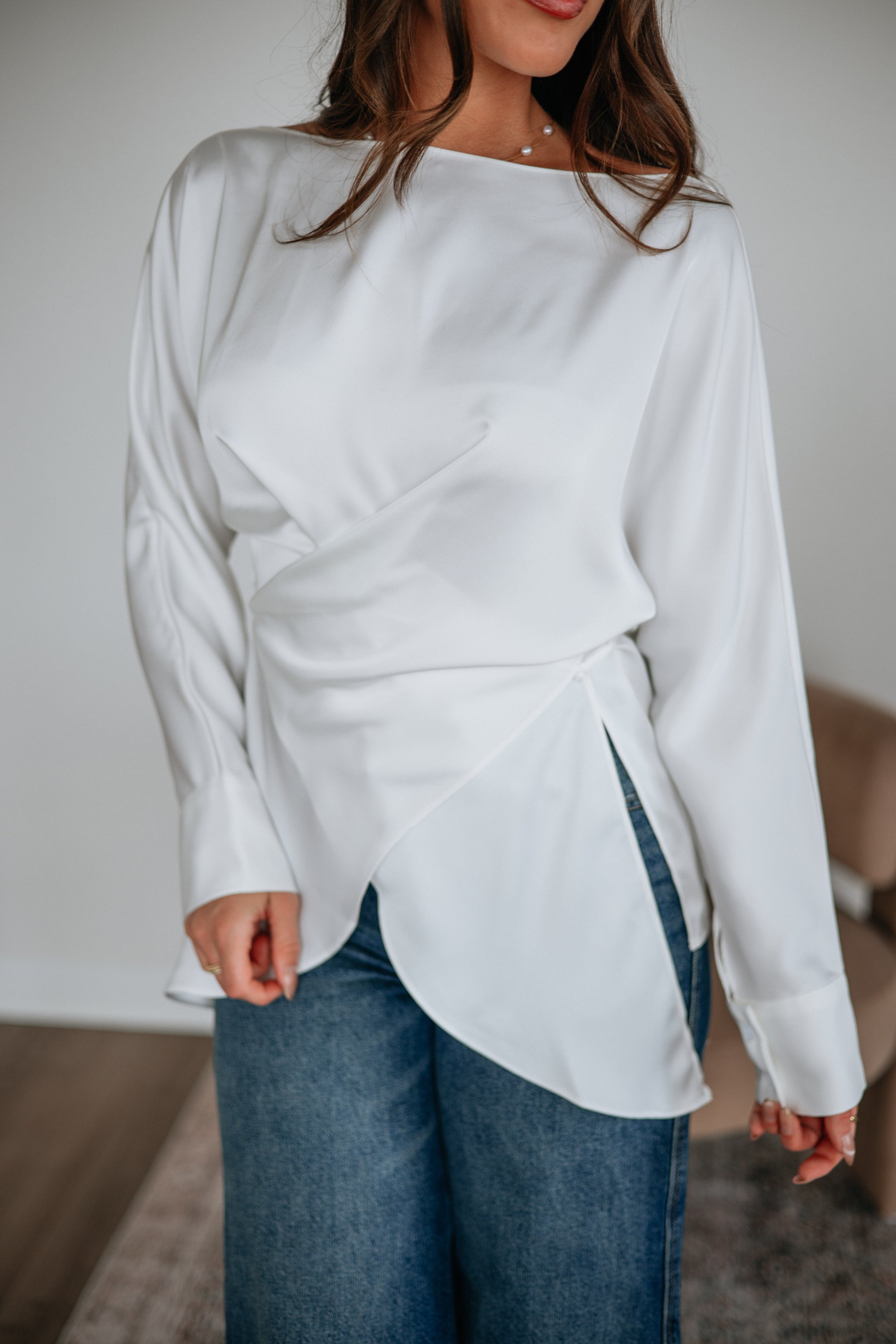 Alysha Satin Blouse